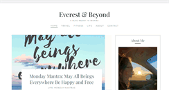 Desktop Screenshot of everestandbeyond.com